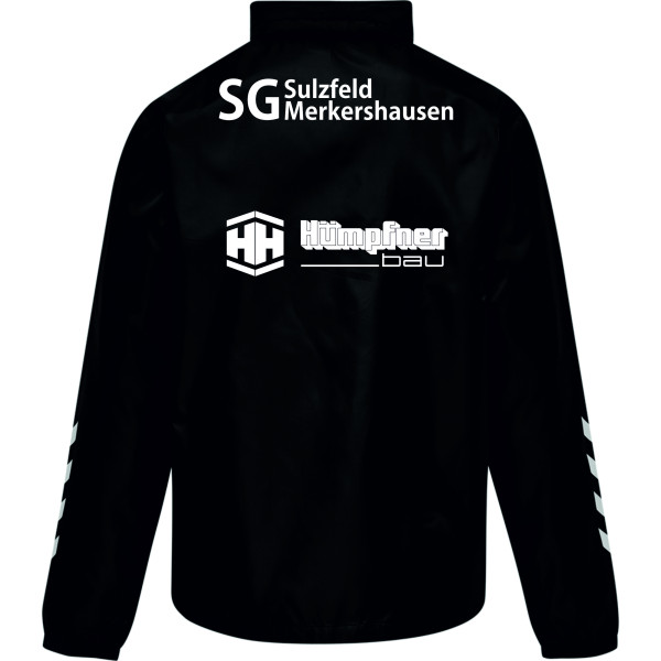 Regenjacke mit Kragen Schwarz